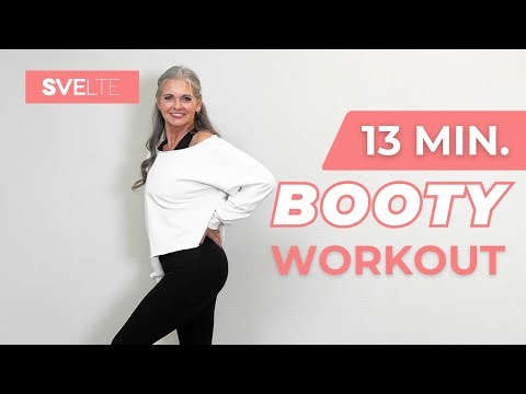 13 Min Booty Workout | Butt Lift & Round Booty | All Standing, No Equipment Workout | Women Fitness