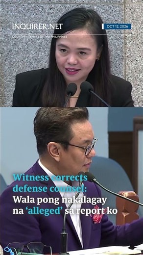 Financial analyst witness corrects defense counsel on his VP Duterte's business interest report