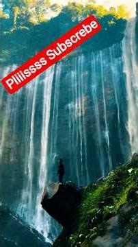 Majestic falls in Indonesia 🌊🌊🌲🌲🍀☘️ #shorts #waterfall