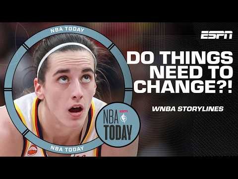 Should stars like Caitlin Clark be better protected in the WNBA? 👀 | NBA Today
