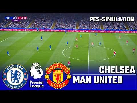 Chelsea vs Manchester United | Premier League | PES 2021 Simulation