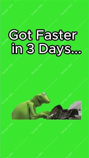 Got Faster at Typing in 3 Days….
