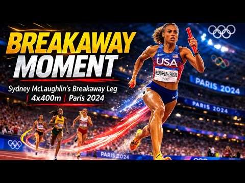 USA WINS 4x400m Relay | Sydney McLaughlin’s BREAKAWAY Leg | Paris 2024 Olympics