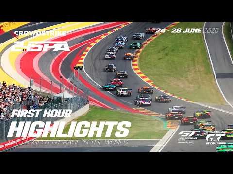 First Hour Highlights | CrowdStrike 24 Hours of Spa | GT World Challenge pwd by AWS 2026