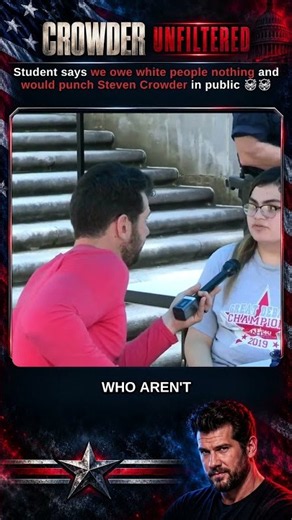 Steven Crowder says, “We owe white people nothing” in a new discussion #StevenCrowder