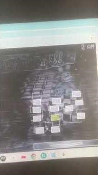 FNAF 2, computer scratch try to search five nights at Freddy’s, but it might not work