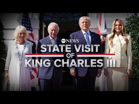 LIVE: President Trump, first lady Melania welcome King Charles III, Queen Camilla to White House