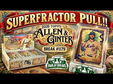Bo Bichette SUPERFRACTOR 1/1! 🔥 One-of-One Chase Hits | Break #1179 – 2026 Topps Allen & Ginter