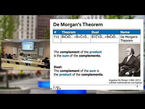 Lecture 11 | Boolean Algebra Simplification | GSU | Prof. Mohammed Alser