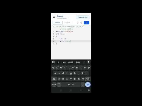 Assignment operators in C program