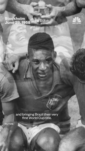 Pelé's 1958 World Cup final shirt goes to auction