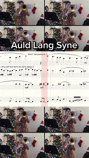 Auld Lang Syne (as done by Tom Kubis) Happy New Year!! #trombone #holidayhorns #auldlangsyne