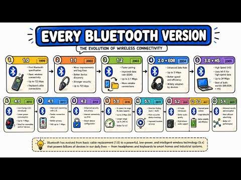 Every Bluetooth Version Explained in 10 Minutes