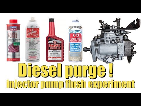 S5 E49. We experiment with Diesel purge, SeaFoam and Berryman 12 to clean our BOSCH VE injector pump