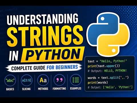 Python String Operations & Formatting Guide