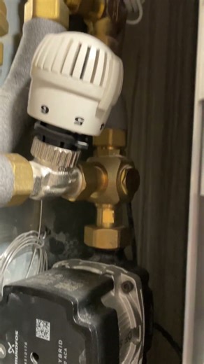 Grundfos UPM3K pump in the system