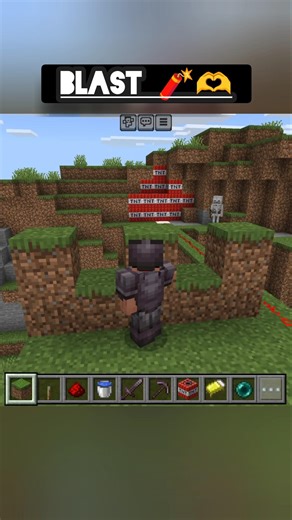 Massive Cave Explosion in Minecraft Goes Wrong 😈🔥 #minecraft #shorts #