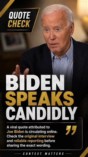 Joe Biden’s Powerful Words: “I Know How to Tell the Truth” 🇺🇸 | Viral Quote #shorts