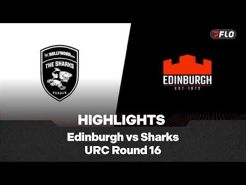 Edinburgh vs Hollywoodbets Sharks Highlights In Round 16 of URC