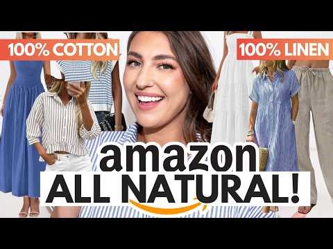 100% Natural! The Best Amazon Cotton & Linen Finds for Summer ☀️