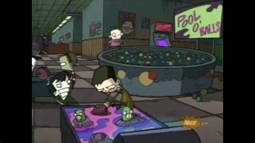 In the episode "Bloaty's Pizza Hog" from Invader Zim, When a group of kids playing on the arcade machine, you can hear plenty of sounds that is came from the classic Super Mario games for the NES.Here's a comparison between the episode and the sound effects it was used.