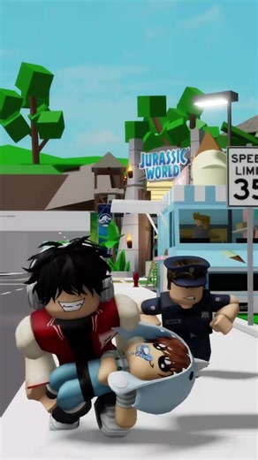 He tried to kidnap her daughter 😱 #roblox #shorts