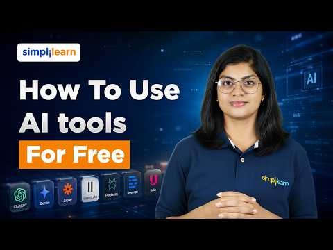 How To Use AI Tools For Free | 5 AI Tools Are Free And Insane | Top 5 Free AI Tools | Simplilearn