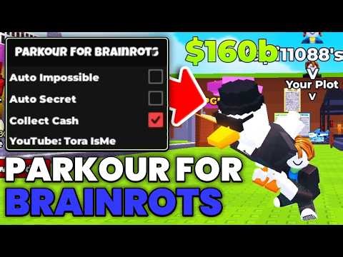 🔑 KEY LESS | Roblox Parkour For Brainrots 🧗 SCRIPT! - Auto Secret - MORE!