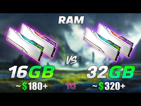 16GB vs 32GB RAM - Test in 12 Games | 2025