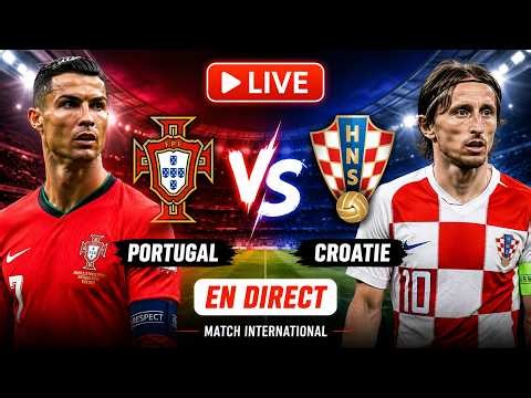 PORTUGAL - CROATIE EN DIRECT 🔴 | Cristiano Ronaldo | Coupe du Monde 2026 / CMD2026