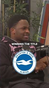 Brighton are well in the hunt for Champions League football this season 💪 (w/ @TheEyeTestShow)