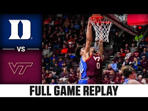 Duke vs. Virginia Tech Full Game Replay | 2025-26 ACC Men's Basketball