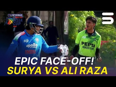 Epic Face-Off! Surya vs Ali Raza | Pakistan U-19 vs India U-19 | Final | Asia Cup Men's U-19 | ZI1S
