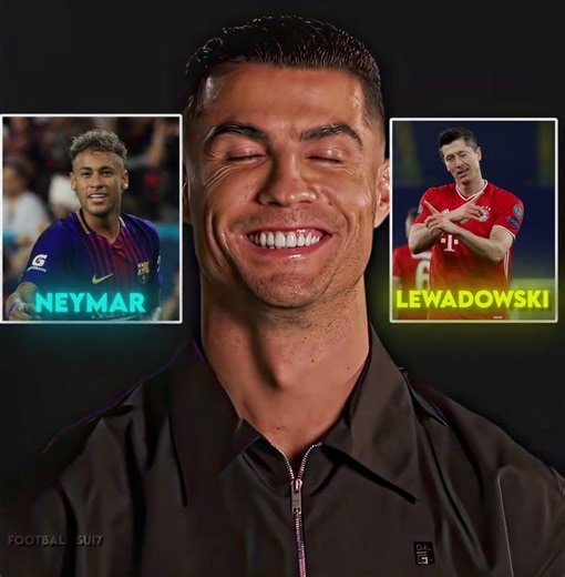 When Ronaldo respected Neymar and Lewandowski ❤️