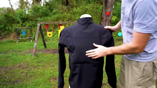 What happens when a nine-millimeter hits soft armor at point-blank range