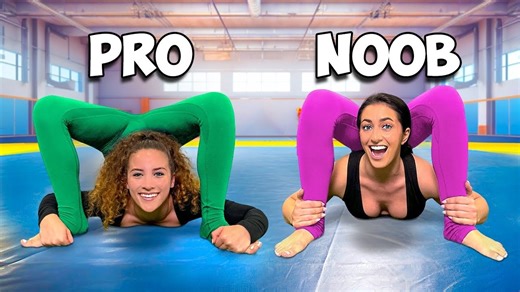 Watch an athlete attempt to learn contortion skills with Sofie Dossi