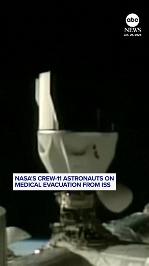 Crew‑11 astronauts Zena Cardman and Michael Fincke reflected on their mission after NASA ordered an early return from the International Space Station because of a medical situation involving one of the astronauts aboard the station. | ABC News