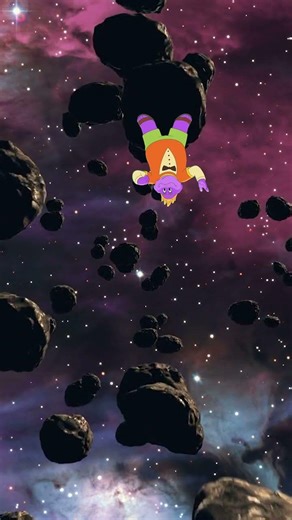 Robot Banana Munch IN SPACE 🚀 #funnyshorts #chuckecheese