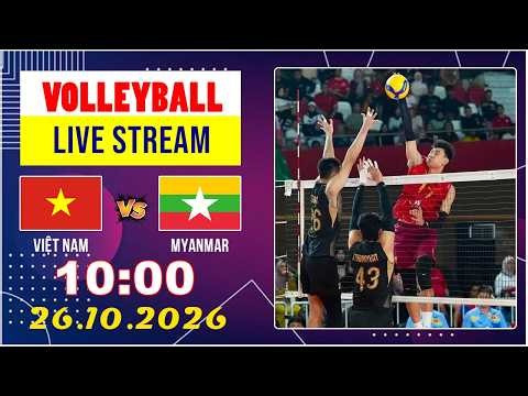 MEN’S VOLLEYBALL | VIETNAM vs MYANMAR | SHOWCASING THE STRENGTH OF THE STRONGEST TEAM