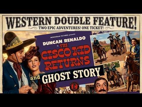Western Double Feature! THE CISCO KID RETURNS and GHOST STORY starring Duncan Renaldo! Leo Carillo!