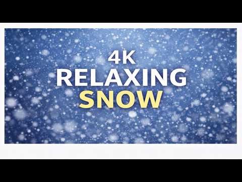 4K Peaceful Snowfall ❄️ Real Snow Sounds for Deep Sleep | 5 Hours Winter Ambience