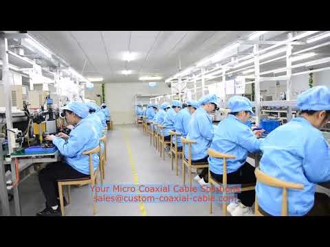 micro-coax harness Turkey custom length quote awg-44 micro-coax potted vibration resistant Corded Ci