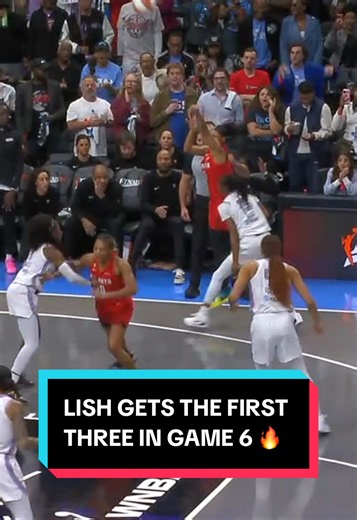 Dialed in early 🎯 The first triple of the game comes from Allisha Gray #2026WNBAFinals | #WNBASeason30 #allishagray #wnba #threepointer
