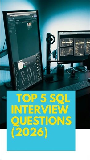 Top 5 SQL Interview Questions 2026 😱 #shorts