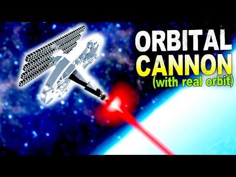Using ACTUAL ORBIT To Build an ORBITAL STRIKE CANNON!