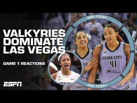 Valkyries and Dream get massive Game 1 victories 😤 + Fever's exit interviews | WNBA on ESPN