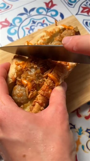 Easy Hotdog Recipe in the Air Fryer for 15 minutes *to make sure the sausages are fully cooked, I pre-cooked them in the air fryer for 5 minutes at 190 degrees #hotdog #hotdogrecipe #airfryerrecipes #easyrecipesathome | Air Fryer Easy Recipes