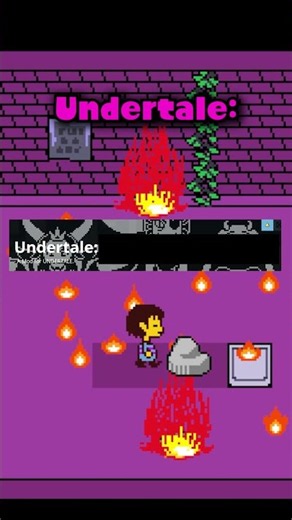 Undertale but everyone is on fire