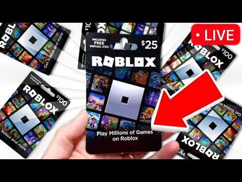 🔴FREE 100,000 ROBUX GIVEAWAY LIVE! (FREE ROBUX)