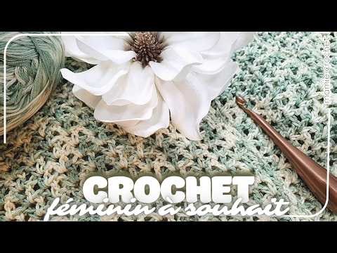 🌸 POLO OU ROBE AU CROCHET FACLEMENT RÉALISABLE MÊME PAR LES DÉBUTANTES 💖 TUTO ADELIA @MamieCrochet